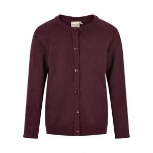 NEW MINYMO girls cardigan with buttons in fig glitter